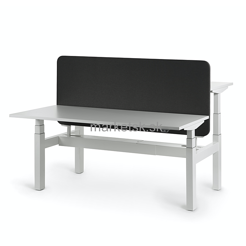 Elektricky nastaviteľný stôl DELTA DUO DX120 - 120 x 2x80 x 63-129 cm